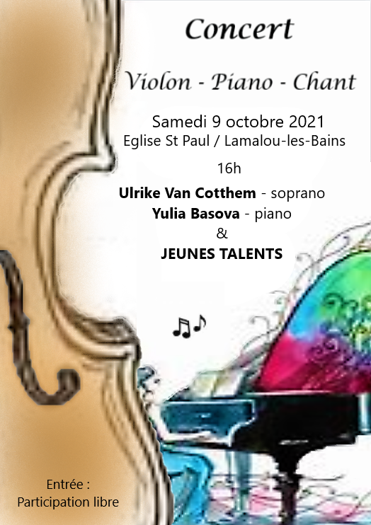 Affiche Concert Jeunes Talents